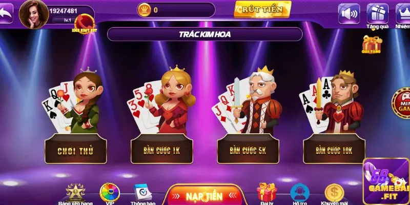 Hướng dẫn tham gia đặt cược Trác kim hoa tại 68 game bài
